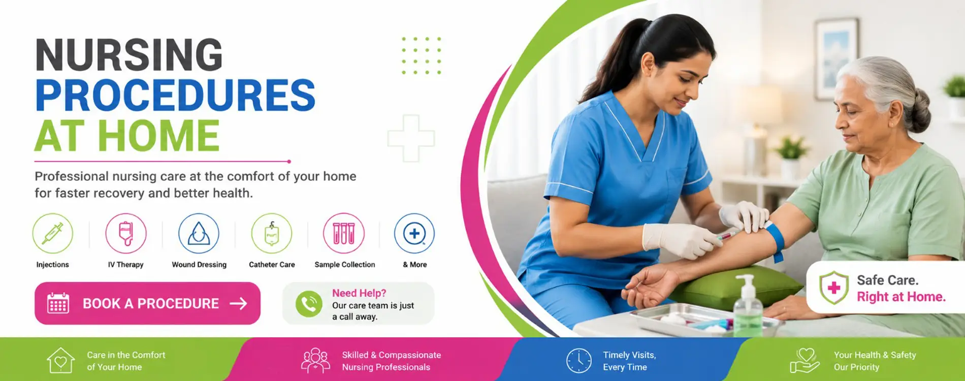 Nursing Procedures at Home Services
